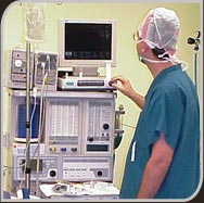 Equipamento usando para monitorar cirurgia de Implante de Cabelo