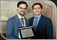 Dr. Márcio Crisóstomo e Dr. Marco Toscani Presidente da Sociedade Italiana de Restauração Capilar