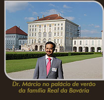 Dr. Márcio no palácio de verão da família Real da Bavária Dr. Márcio no palácio de verão da família Real da Bavária